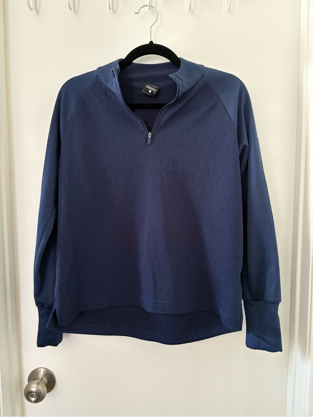 Nike Half-Zip Pullover Sweater in Navy